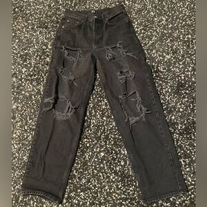 BDG High Rise Distressed Jeans